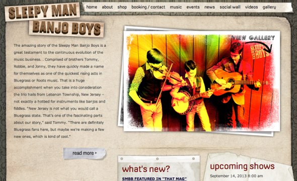 sleepy man banjoy boys site