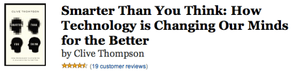 smarter than you think on kindle notes