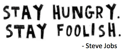 stay hungry stay foolish stack