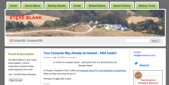steve blank site