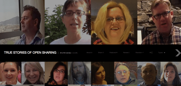 true stories of open sharing