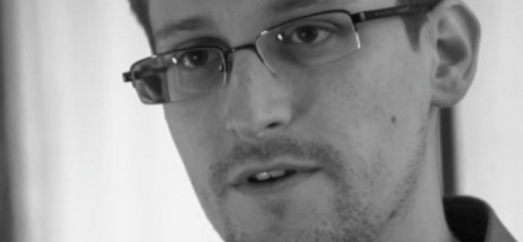 edward snowden bw