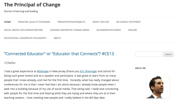 george principal of change