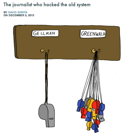greenwald post by sirota