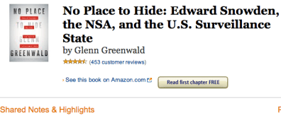 no place to hide on amazon kindle
