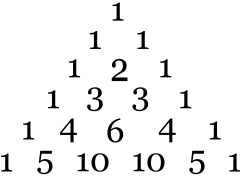 pascals triangle