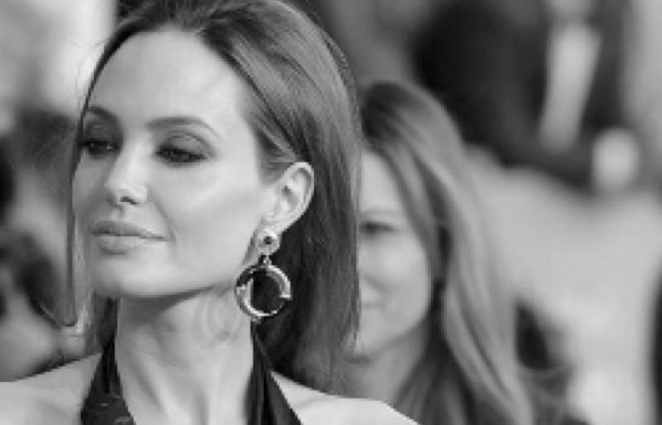 angelina jolie bw