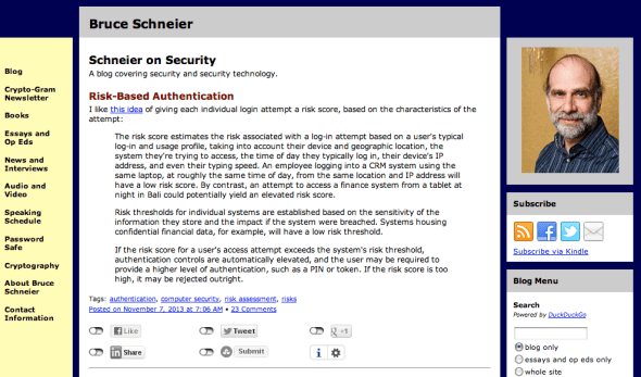 bruce schneier site