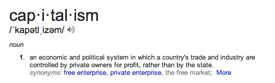 capitalism defn