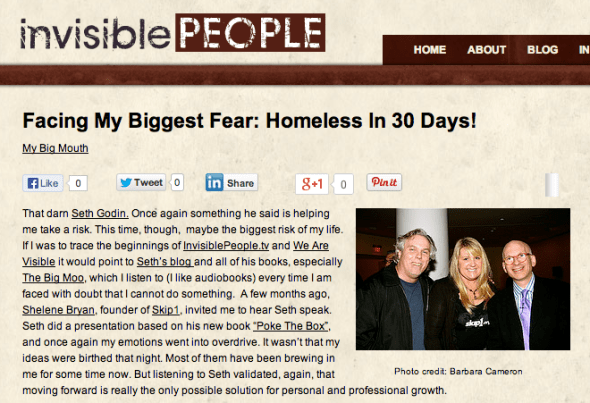 invisible people and skip it