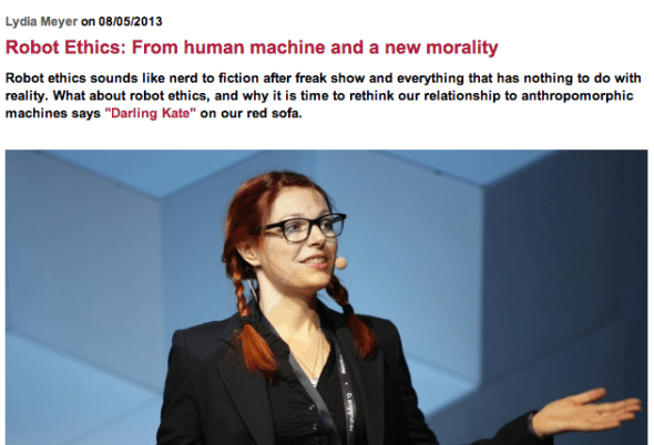 kate on robot ethics