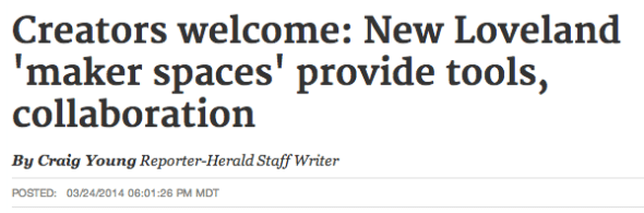 loveland creator space