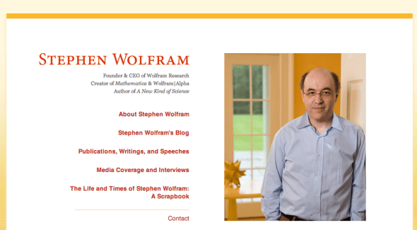 stephen wolfram site