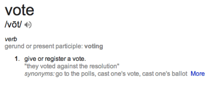 vote defn