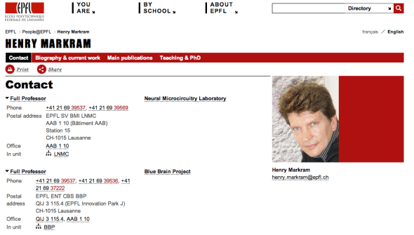 henry on epfl site