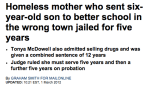 homeless mom to jail