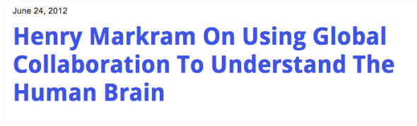 human brain project post