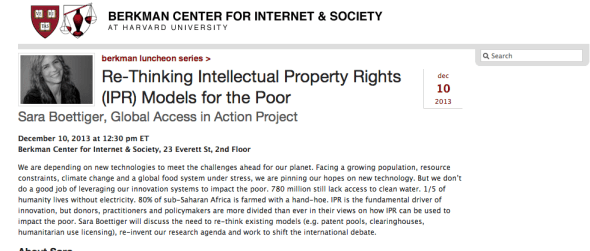 sara on berkman site for talk