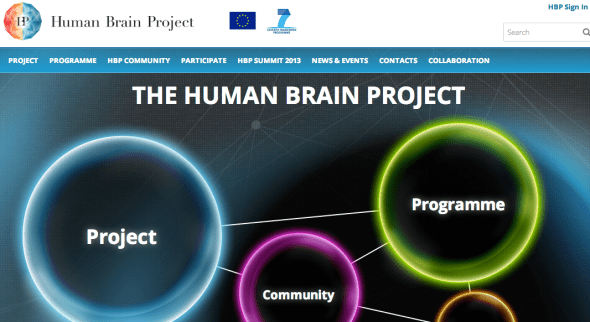 the human brain project