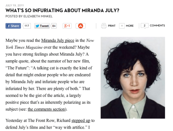 what's so infuriating about miranda