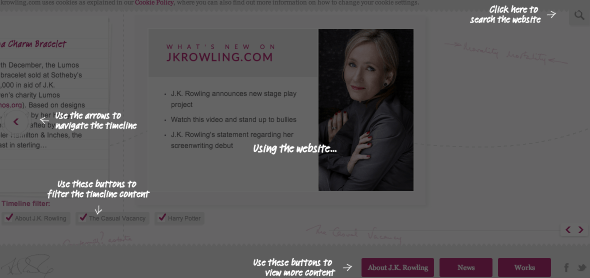 j k rowling site