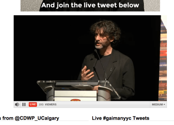 neil gaiman talk