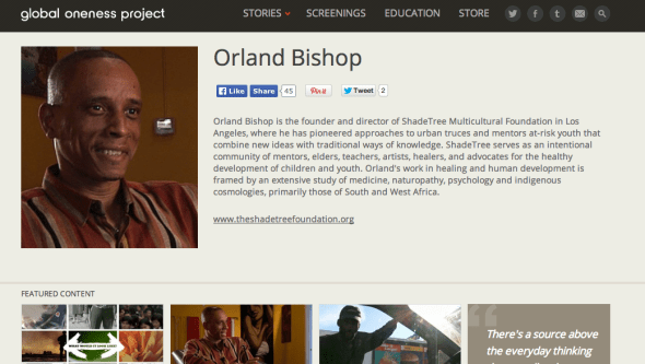 orland on global oneness project site