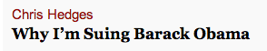 why i'm suing obama