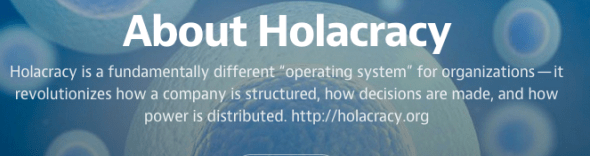 about holacracy on medium