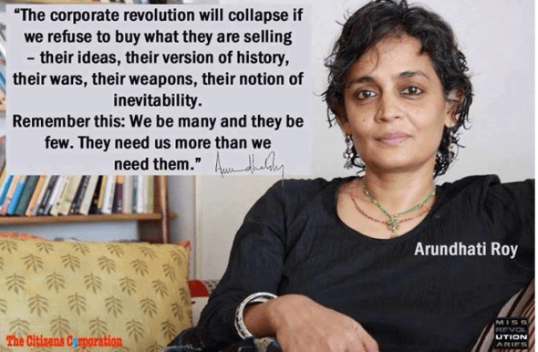 arundhati roy graphic