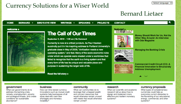 bernard lietaer site