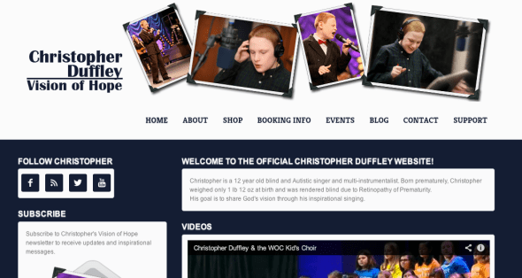 christopher duffley site