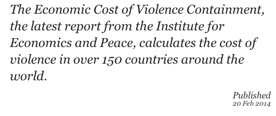 economic cost of violence containment