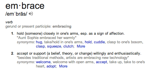 embrace