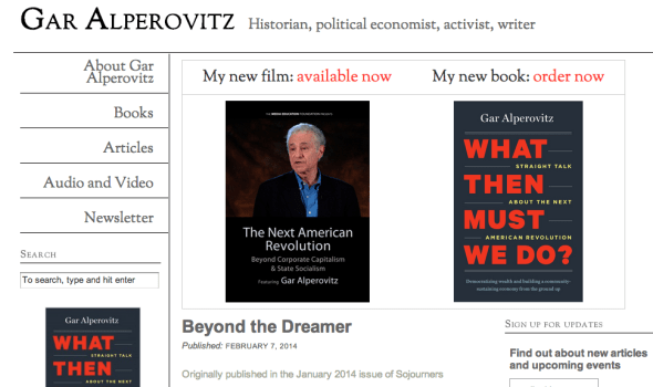 gar alperovitz site