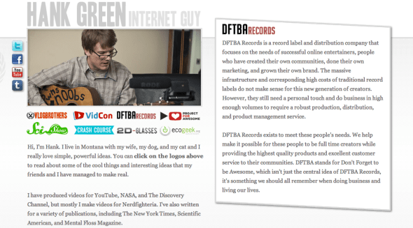 hank green site