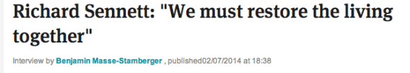 richard sennett interview