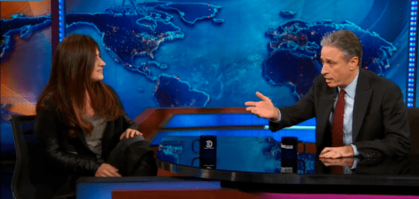 jehane on jon stewart