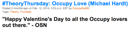 occupy love