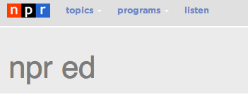 npr ed