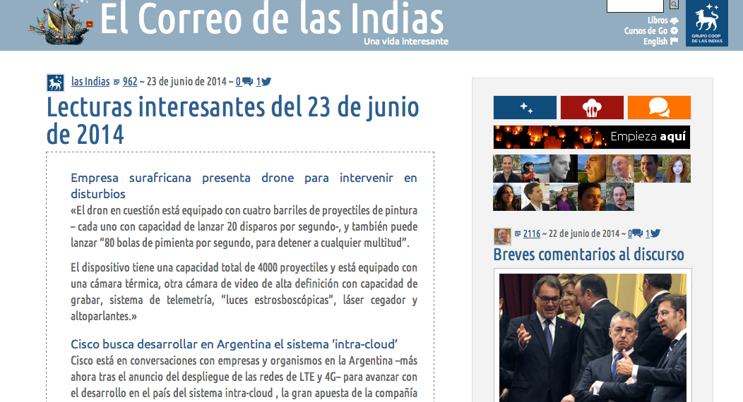 el correo de las indias