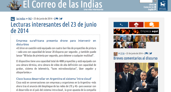 el correo de las indias