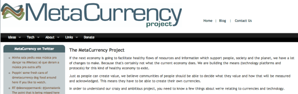 metacurrency project