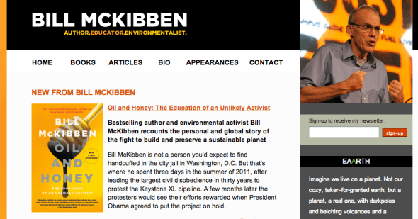 bill mckibben site