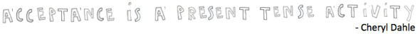 acceptance is a present tense
