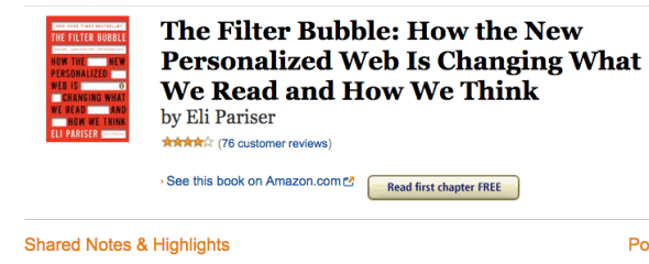 filter bubble notes
