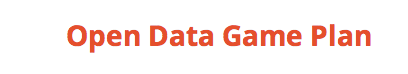 open data game plan