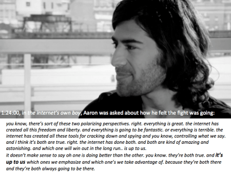 aaron quote from too much