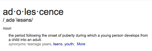 adolescence