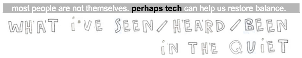 in the quiet perhaps tech